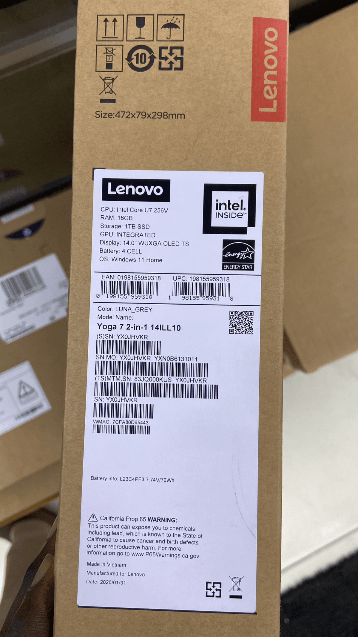 Lenovo intel